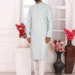 Arihant Rai Sinha Men Embroidered Thread Work Kurta image 5