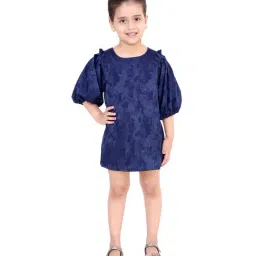 KidsDew Kids Navy Printed Dress-picture-18