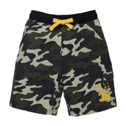 Plum Tree Kids Camoflague Cotton Printed Shorts-picture-13