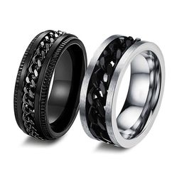 MEENAZ Unisex Set Of 2 Silver-Plated Chain Linked Finger Rings-picture-32