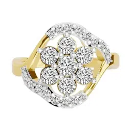 Sparkles Lab Grown Diamond 14k (585) Yellow Gold Ring for Women-picture-33