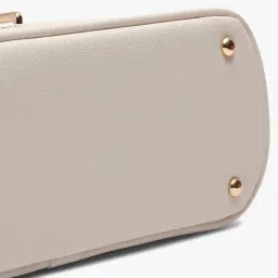 Kazo White Elara Small Leather Shoulder Bag image 5