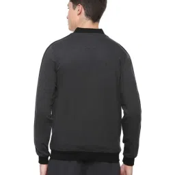 Louis Philippe ATLEISURE Dark Grey Regular Fit Sweatshirt image 2