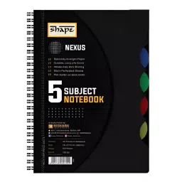 Shape Nexus 5 Subject Note Book A4 (29.3 x 20.7 cm) 300 Page, 7801-image-0