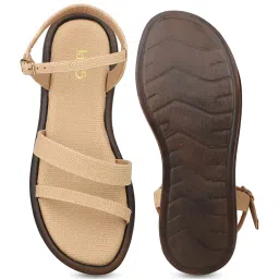 Inc.5 Women's Beige Ankle Strap Sandals image 4