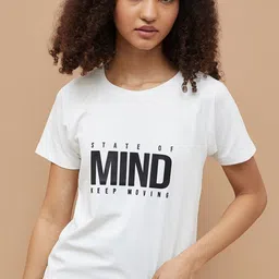 Kappa Women Typography Printed Round Neck T-shirt-picture-37