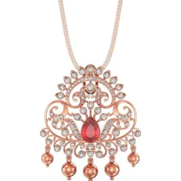 Joyalukkas 18k (750) Purity Rose Gold Traditional Bloom Diamond Pendant-picture-20