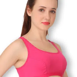 SELFCARE Pack Of 2 Full Coverage Non Padded Activewear Workout Bra - All Day Comfort image 5