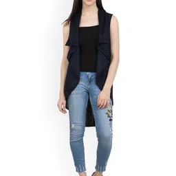 Cation Navy Longline Shrug-picture-26