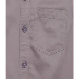 Under Fourteen Only Kids Grey Solid Shirt image 3