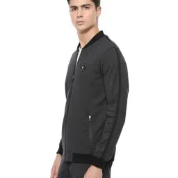 Louis Philippe ATLEISURE Dark Grey Regular Fit Sweatshirt image 3