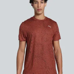 Puma Red Regular Fit Sports T-Shirt-picture-30