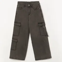 Fame Forever by Lifestyle Girls Black Cotton Jeans-picture-16