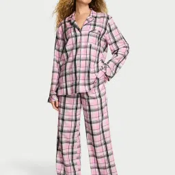 victoria's secret intimates Victoria's Secret Pink Flannel Shirt & Pyjama-picture-28