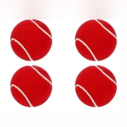 HackerX 4-Pcs Leather Round Cricket Tennis Balls-picture-20