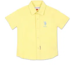 U.S. Polo Assn. Kids Yellow Solid Shirt-picture-32