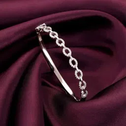 GIVA 92.5 Sterling Silver Whirl Bracelet for Women-picture-26