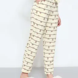 Dreamz By Pantaloons Yellow Comfort Fit Printed Pyjamas image 3