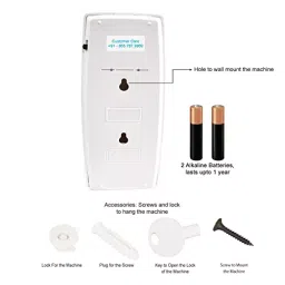 Airance Automatic Pet Air Freshener With 250 ml Each Baby Powder & Spa Fragrance Refill- Spray Bottle (Pack of 3) image 3