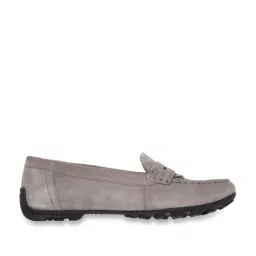 Geox Women's Kosmopolis Brown Leather Casual Loafers-picture-12