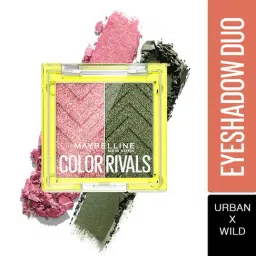 Maybelline New York Color Rivals Duo Eyeshadow Palette Urban x Wild - 3 gm-picture-26