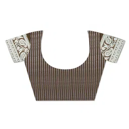 Anouk Rustic Zari Linen Blend Saree image 5