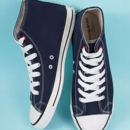 Hoversoul Men's Nova Hi Indigo Denim Sneakers-picture-37