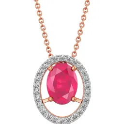 Joyalukkas 18k (750) Purity Rose Gold Scarlet Harmony Diamond Pendant-picture-26