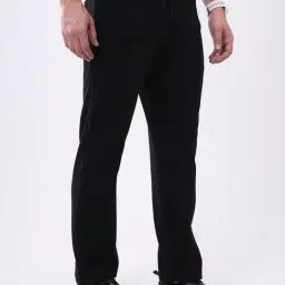 Rock.it Black Solid Regular Fit Joggers image 3