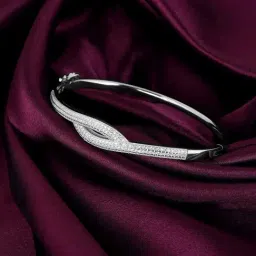 GIVA 92.5 Sterling Silver Cozy in Love Bracelet for Women-picture-38