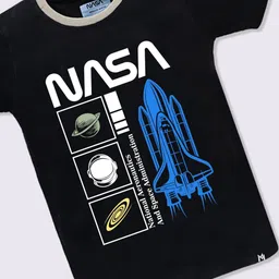 YK X Minute Mirth Boys Pack of 2 Printed Round Neck T-shirts image 3