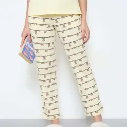 Dreamz By Pantaloons Yellow Comfort Fit Printed Pyjamas image 4