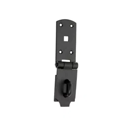 Screw Tight S260111EXB 5.75 inch Iron Black Powder Coated Hasp & Staple-picture-13