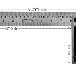 Pahal 203.2 mm (8 Inch) Black & Silver Try Square - PAHAL VDS8-picture-27