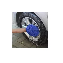 Winberg Large Black/Blue Multipurpose Duster, Duster+Gloves (Pack of 2) image 4