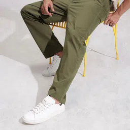 WROGN Men Loose Fit Chinos Trousers-picture-31