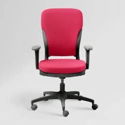 Godrej Interio Motion Milan Red & Grey Poly fill High Back Chair-picture-23