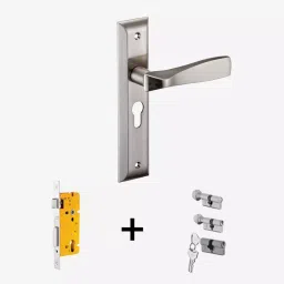 Dorset Stella ML ST 254 mm(10 Inch) SC Finish Combo Lock Sets with Knob and Key Cylinder (70 mm)-picture-22