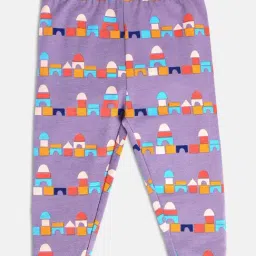 MINIKLUB Kids Multicolor Printed Leggings (Pack Of 3) image 5