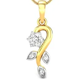 Candere By Kalyan Jewellers 18k Yellow Gold and Cubic Zirconia Pendant-picture-33