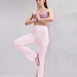 HRX by Hrithik Roshan Women Slit Hem Panelled Rapid-Dry Yoga Tights-picture-22