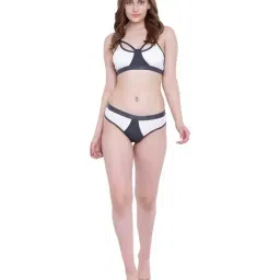 La Intimo White & Grey Mermaid Bikini Panty image 4