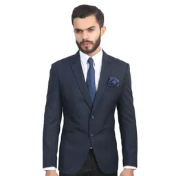 manq Men's Slim Fit Single Breasted Blazer image 1