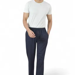 qashida Men’s Formal Cotton Pants, Pure Cotton, Elastic Waist with Drawstring, Formal & Lounge Wear image 2