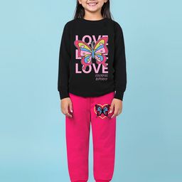 YK X Trampoline Girls Typography Printed T Shirt And Joggers-picture-6