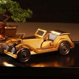 Pure Home and Living Gold Aluminium Decorative Vintage Car-picture-10