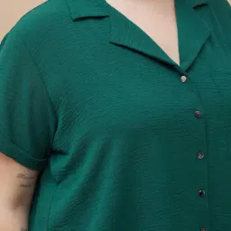 Nexus Dark Green Regular Fit Shirt image 5