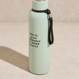 Westside Home Mint Typographic Water Bottle image 2