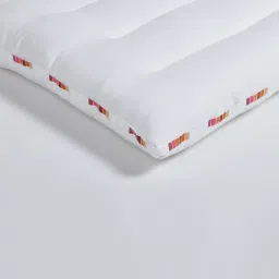 Spaces white polyester aurum slim pillow image 4