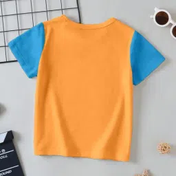 Codez Boys Orange & Black Printed T-Shirt (Pack Of 2) image 2